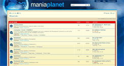Desktop Screenshot of forum.maniaplanet.com