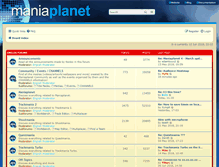 Tablet Screenshot of forum.maniaplanet.com